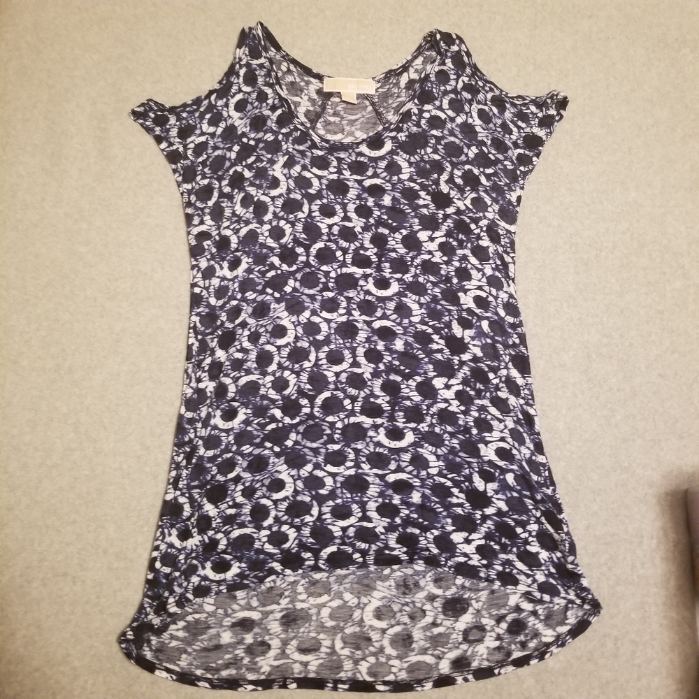 Michael Kors Cutout Hi-lo Tunic Top XS